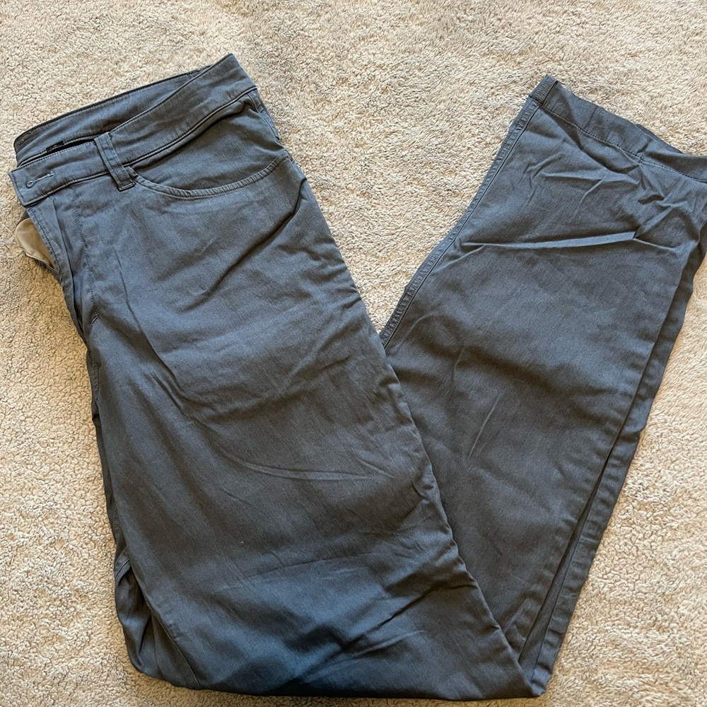 lululemon athletica Men's Charcoal Slim Chinos